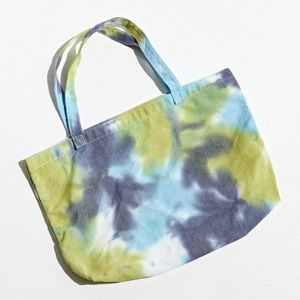 NWT Urban Outfitters Tie Dye Tote Bag in Blue and Green